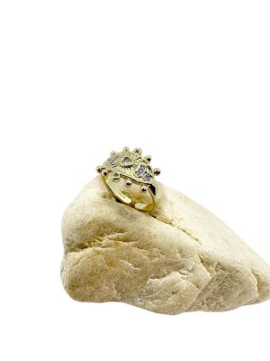 Oculus Gold Tone Ring | Yüzük