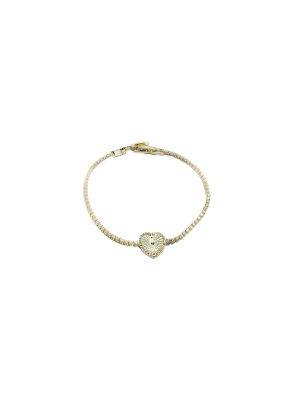Heartline Bracelet | Taşlı Kalp Bileklik