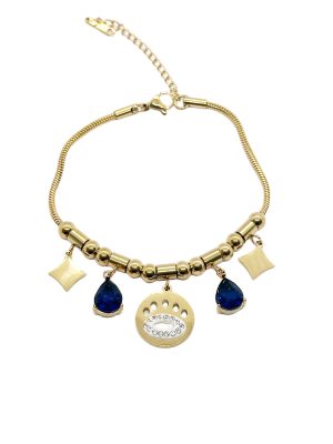 Deep Blue Bracelet | Çelik Bileklik