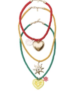 Colore Neklace | 3’lü Halat Charm Kolye