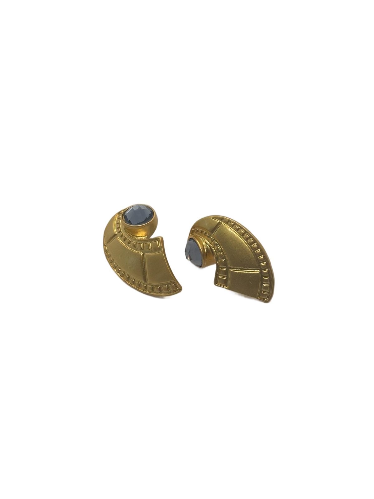 Azuriel Earring | Mavi Taşlı Küpe - Görsel 2