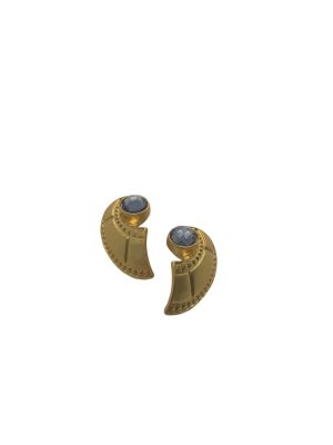 Azuriel Earring | Mavi Taşlı Küpe