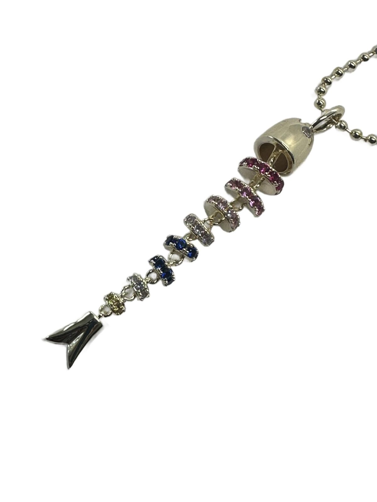 Glimbone Necklace | Renkli Taşlı Balık Kolye - Görsel 2