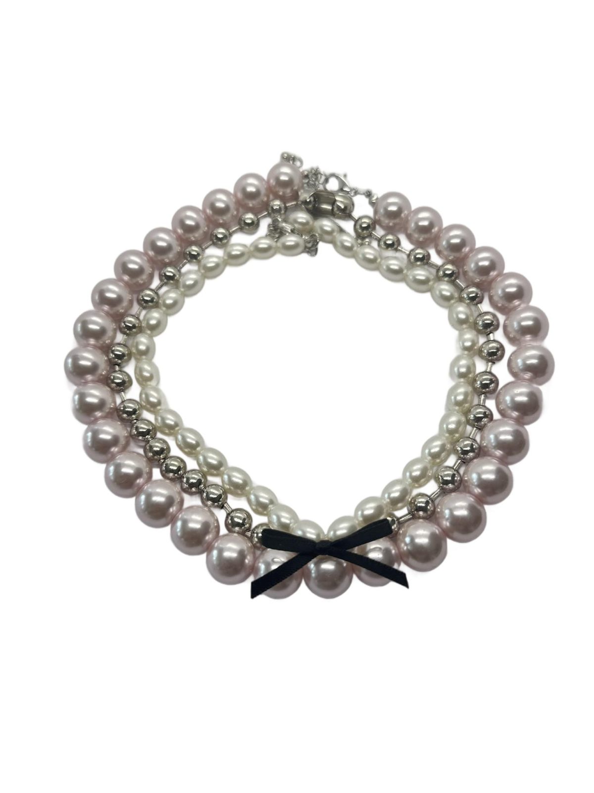 Bowelle Necklace | 3’lü İncili Kolye