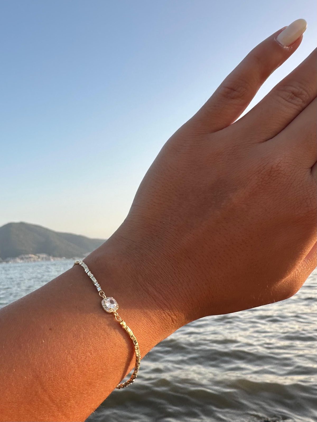Gleara Bracelet | Taşlı Bileklik - Görsel 3