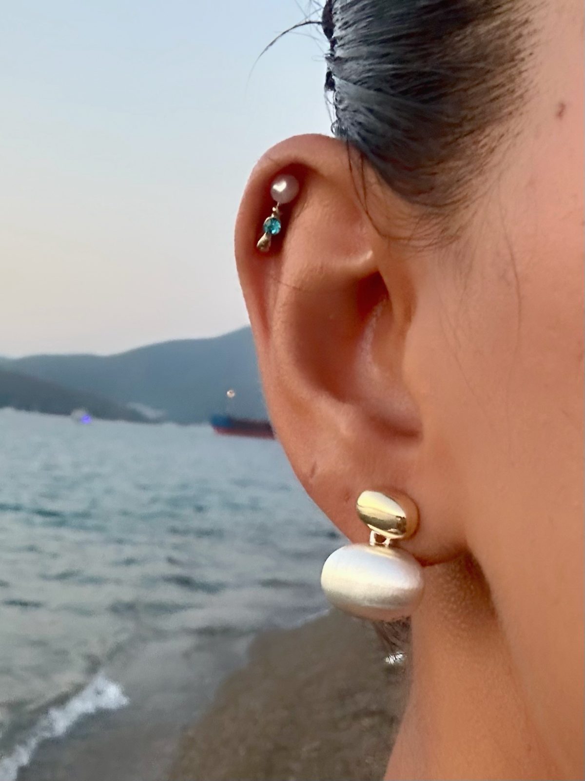 Pearl Xuping Earring | Xuping Küpe - Görsel 2