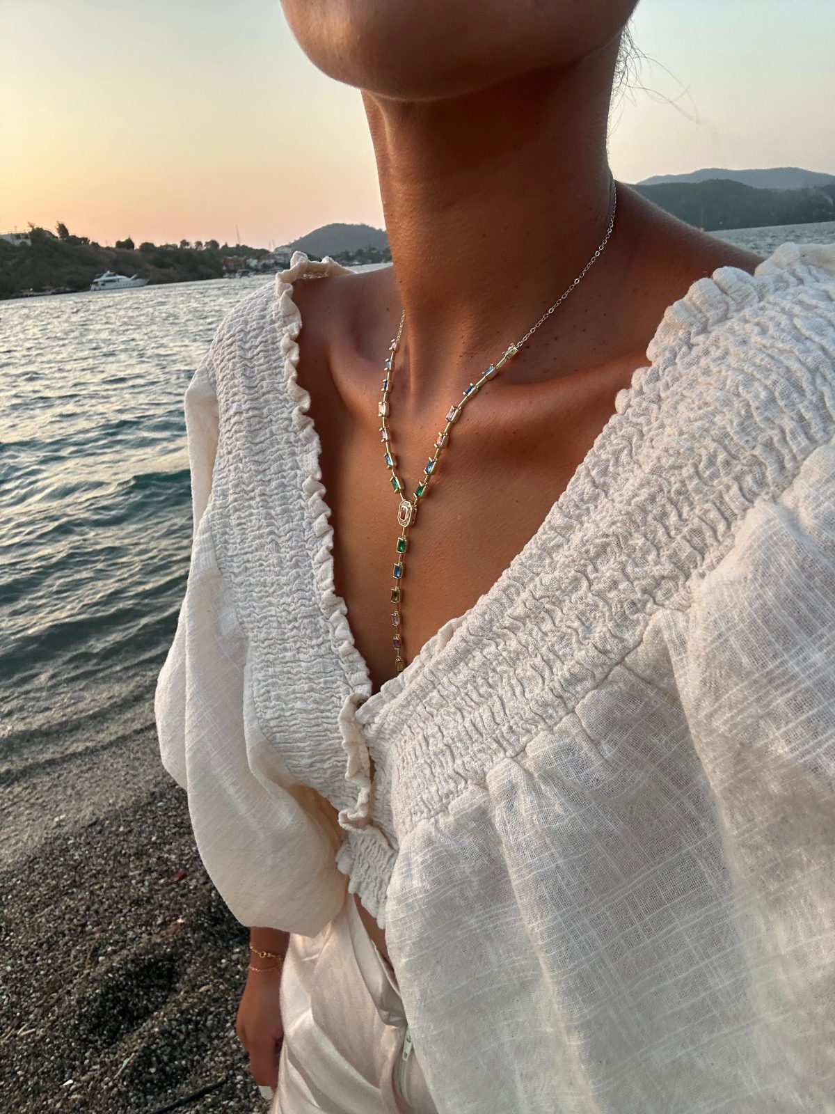 Carnelia Necklace | Y Kolye - Görsel 2