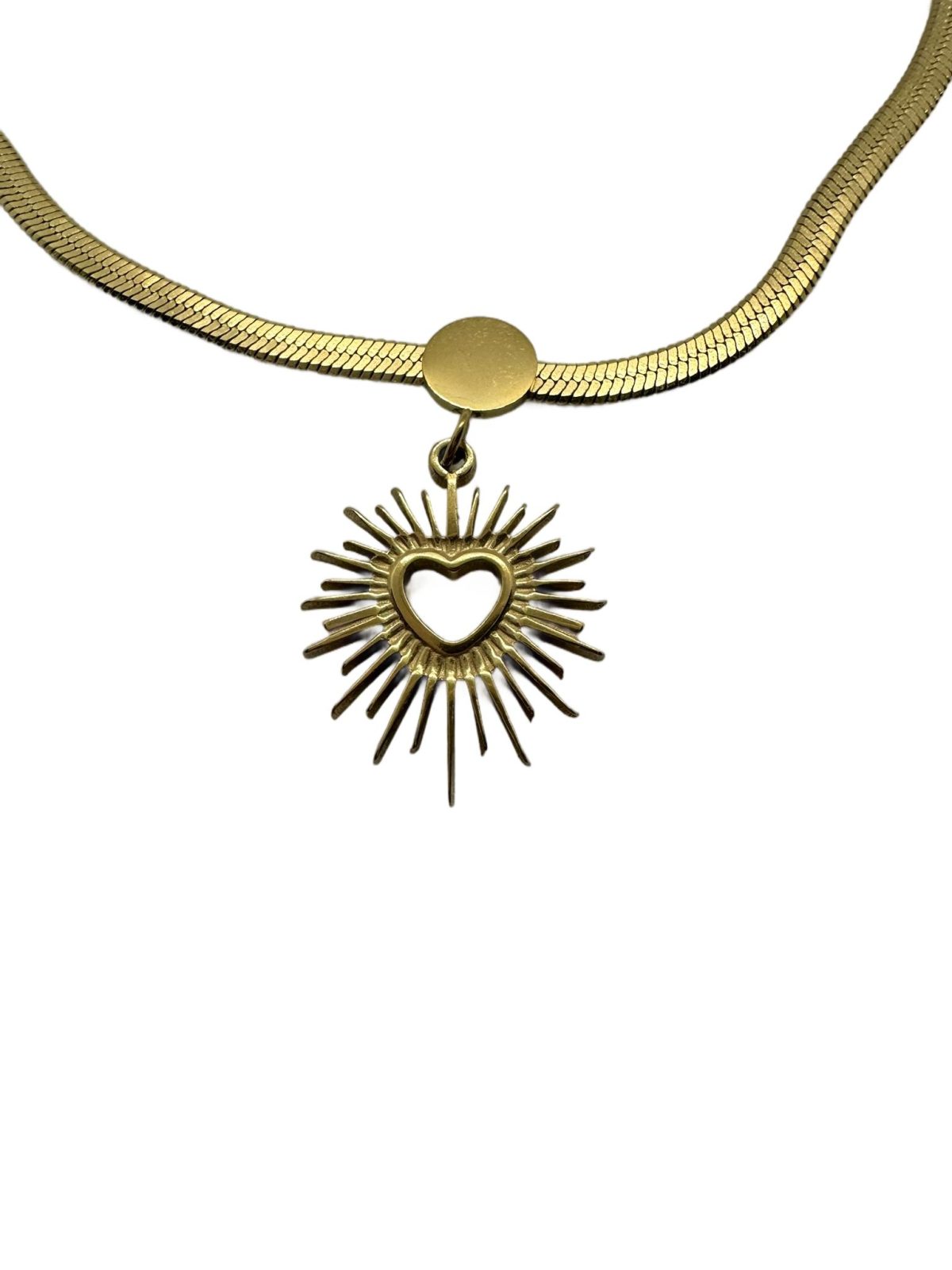 Solheart Necklace | Çelik Kalp Kolye