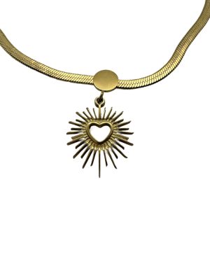 Solheart Necklace | Çelik Kalp Kolye