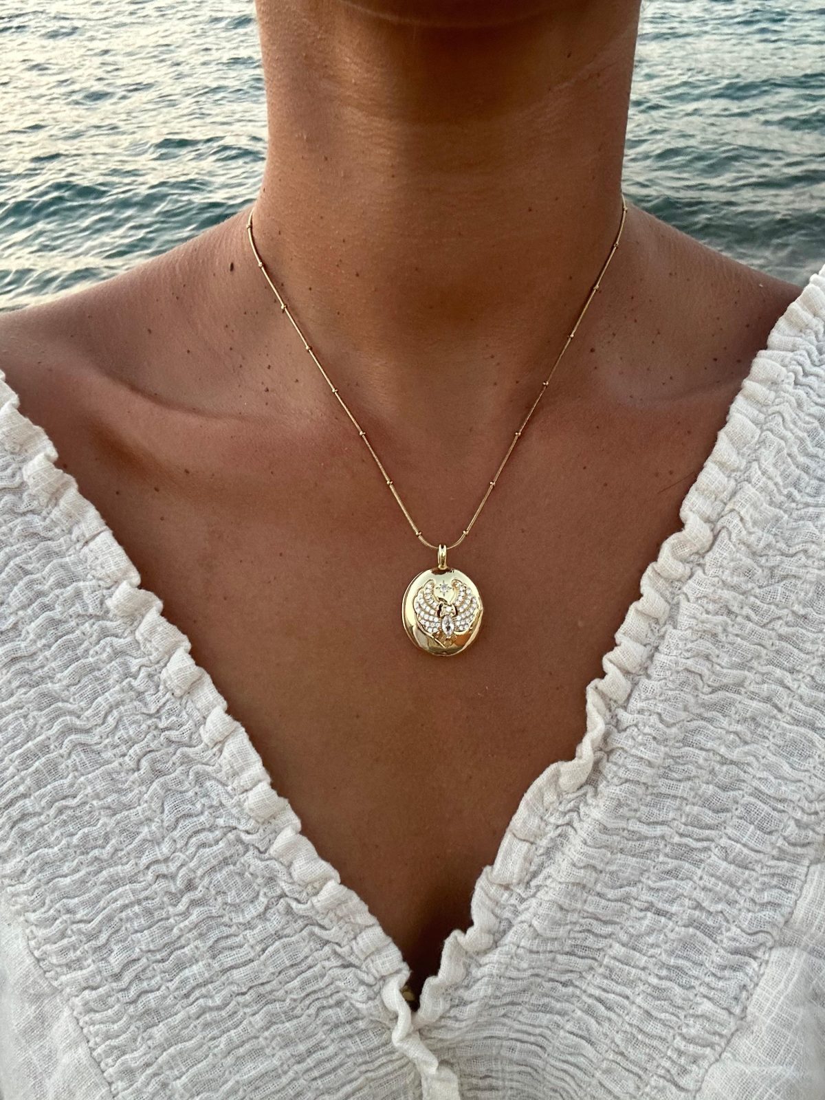 Revia Necklace | Kapaklı Çelik Kolye - Görsel 2