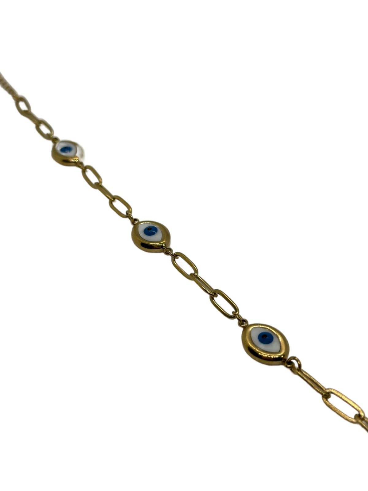 Blue Eye Bracelet | Nazar Göz Çelik Bileklik - Görsel 2