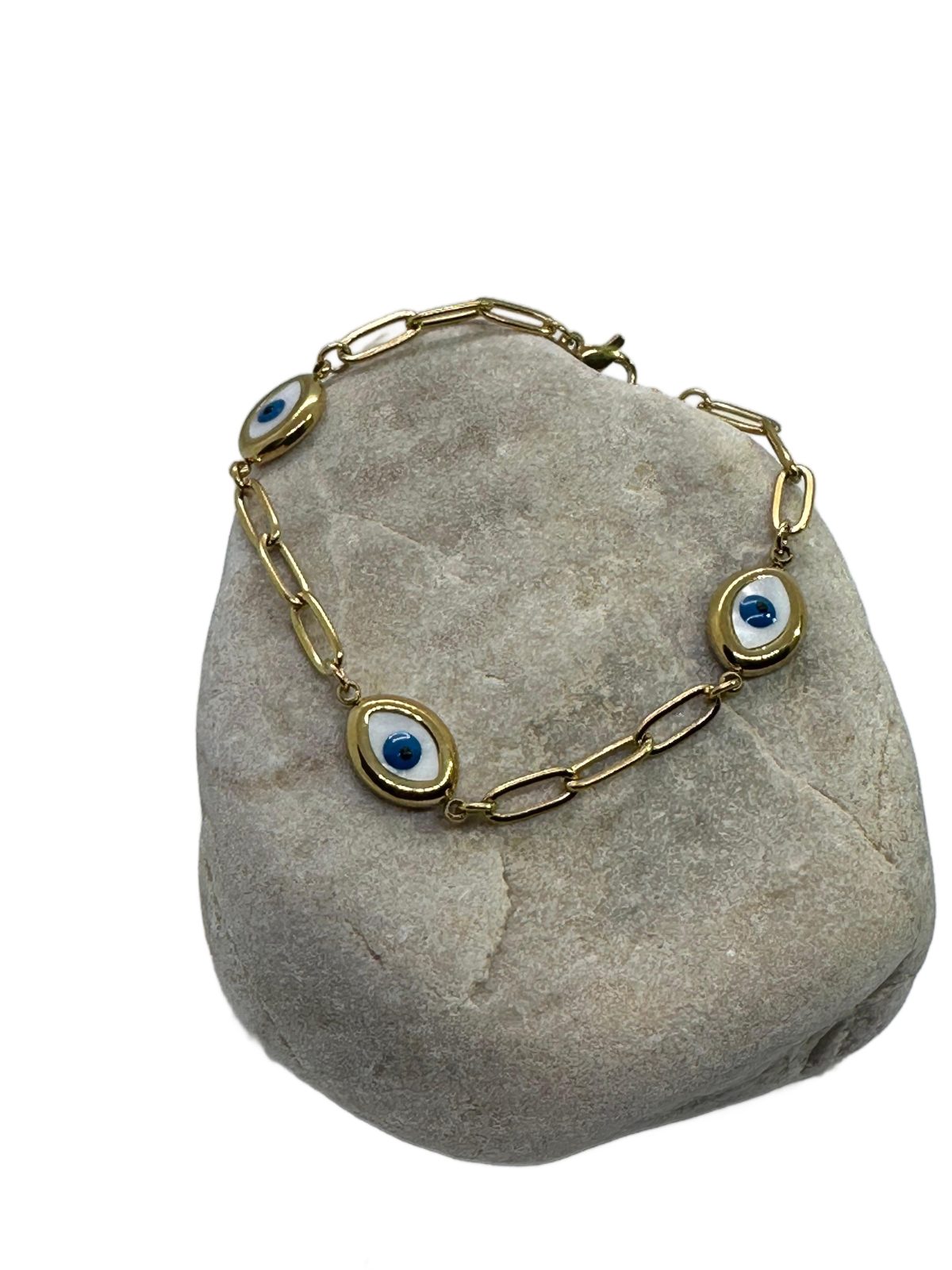 Blue Eye Bracelet | Nazar Göz Çelik Bileklik