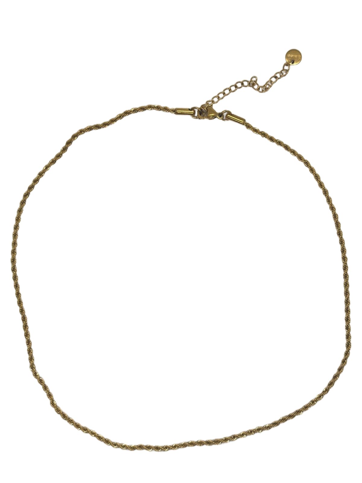 Twirl Necklace | İnce Burgu Çelik Kolye - Görsel 3
