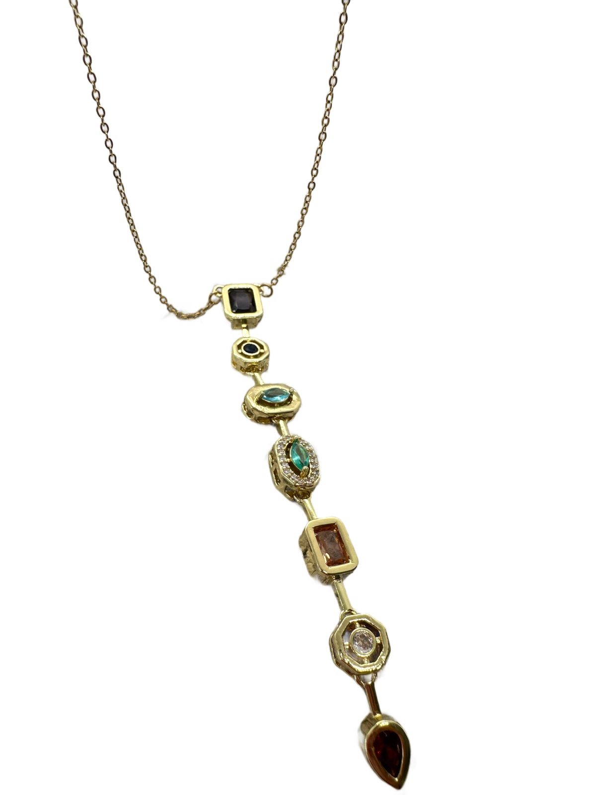 Spectrum Necklace | 7 Element Çelik Kolye - Görsel 3